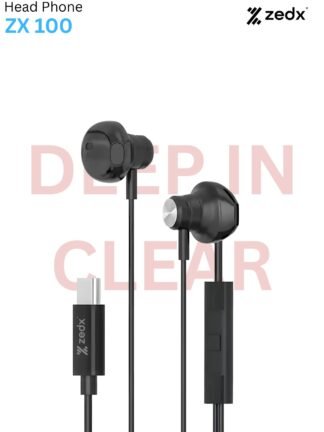 ZX100 USB-C HD WIRED EAR BUDS WITH MICROPHONE