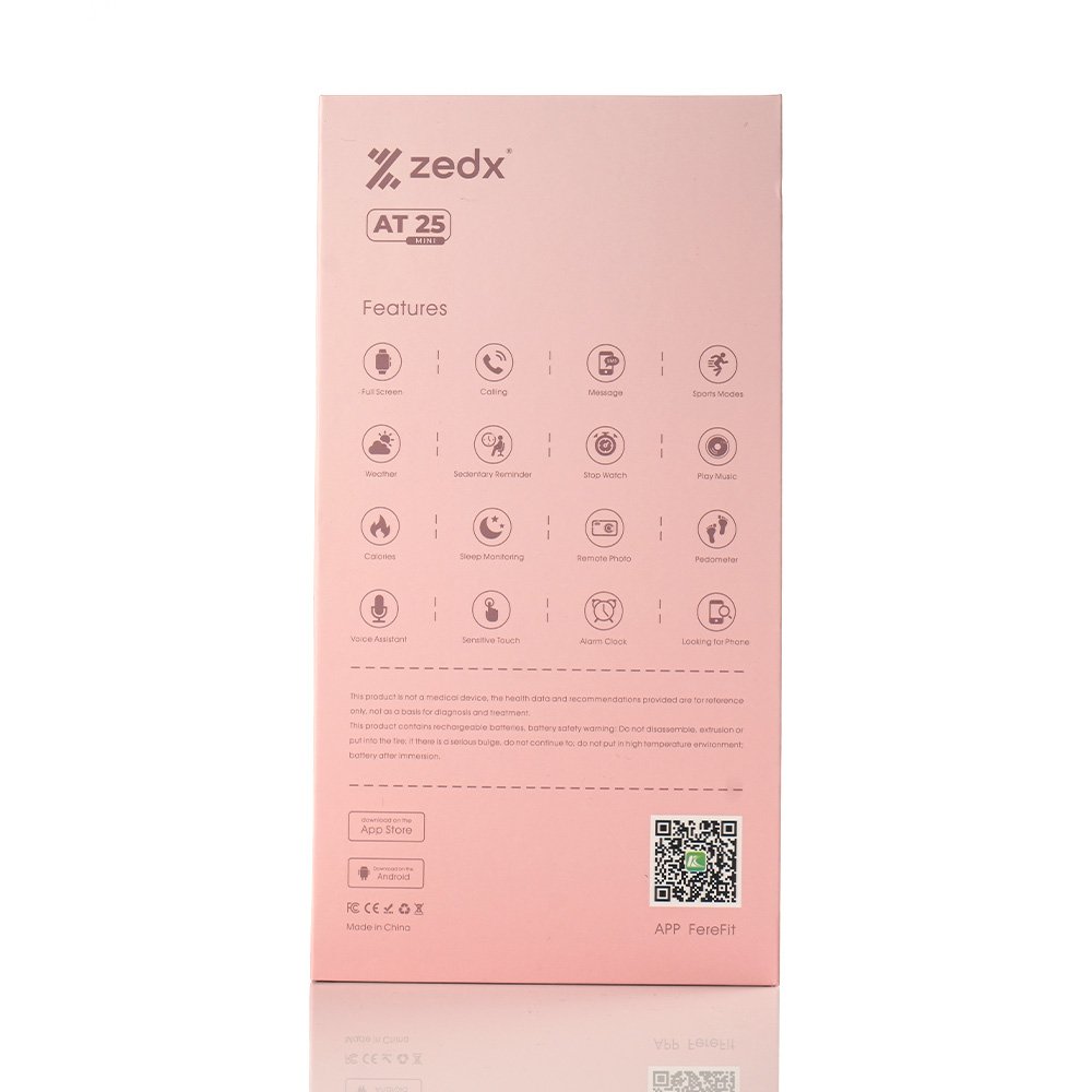 ZEDX SMART WATCH AT 25 MINI Black - 41mm - Image 4