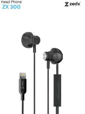 ZEDX USB-Lightning HD WIRED EAR BUDS  WITH MICROPHONE ZX300