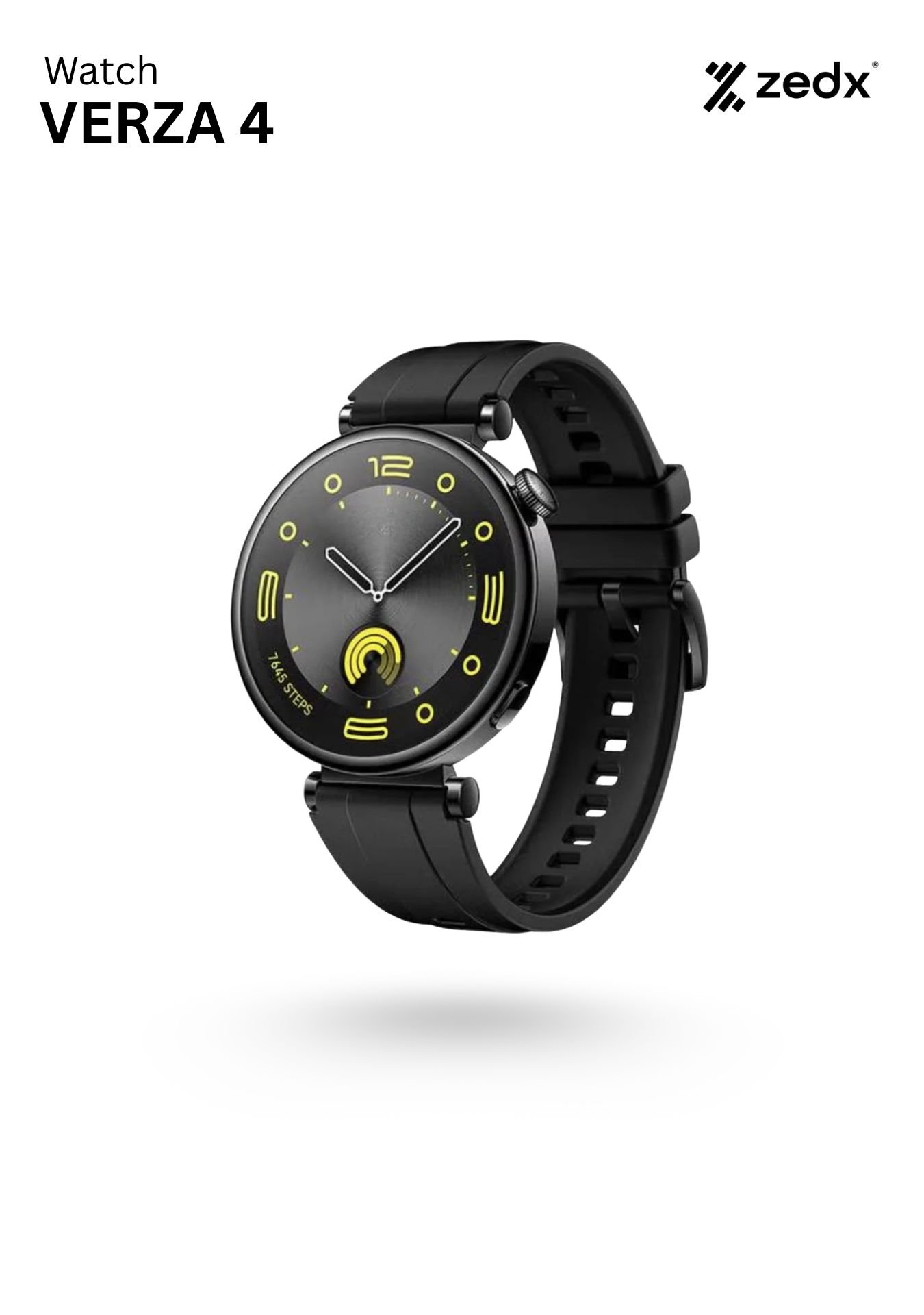 ZEDX VERZA 4 - Real AMOLED 1.43" Screen - LUNAR BLACK