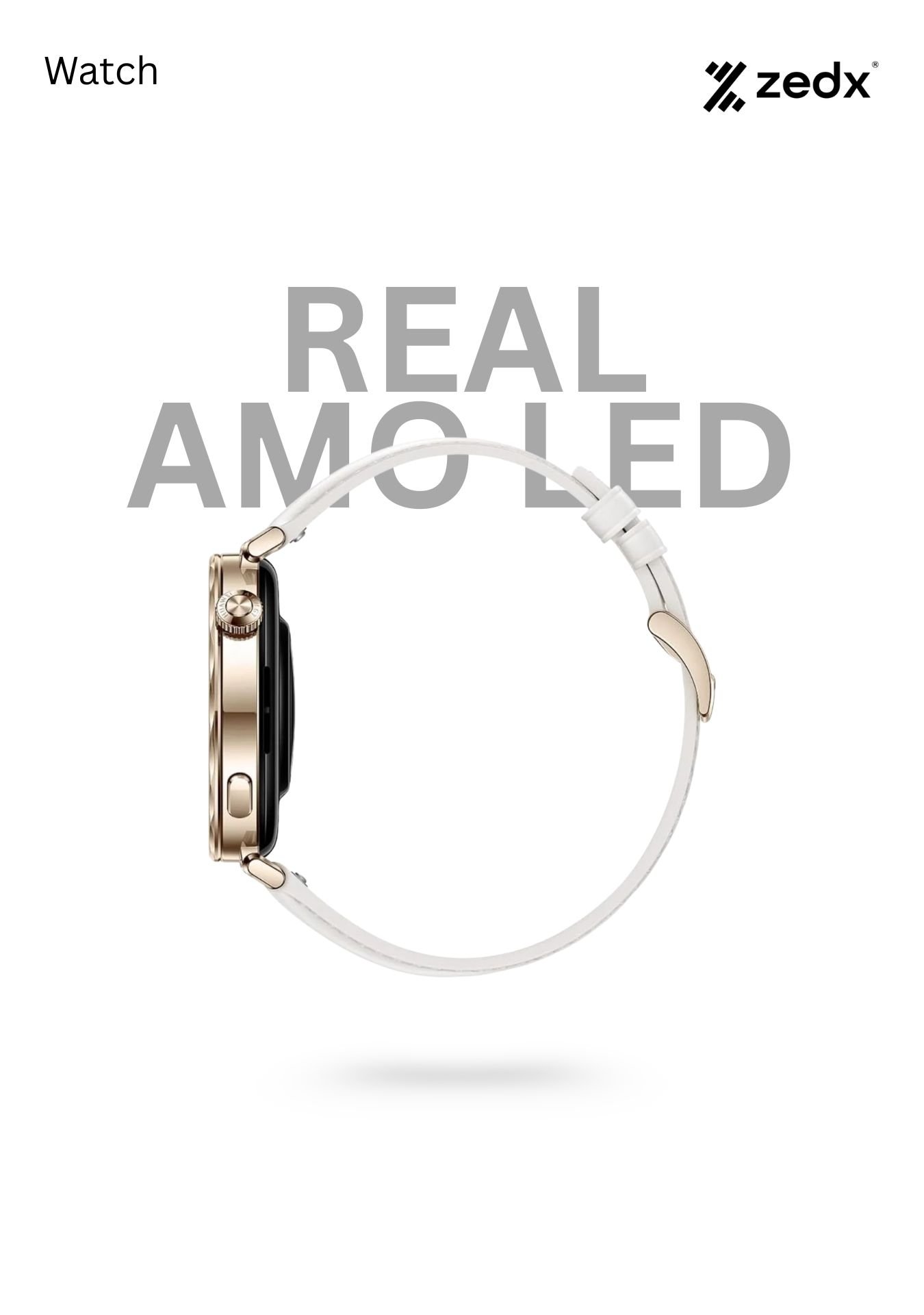 ZEDX VERZA 4 - Real AMOLED 1.43" Screen - STARRY GOLD - Image 2