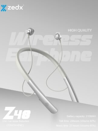 ZEDX ZEEBAND Wireless Earphones – Z48  PATRIC SILVER