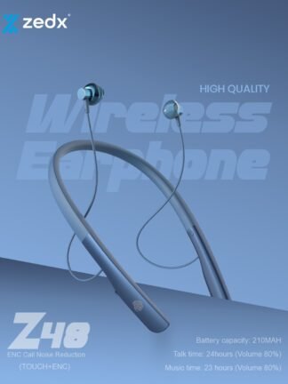 ZEDX ZEEBAND Wireless Earphones – Z48  DUST BLUE