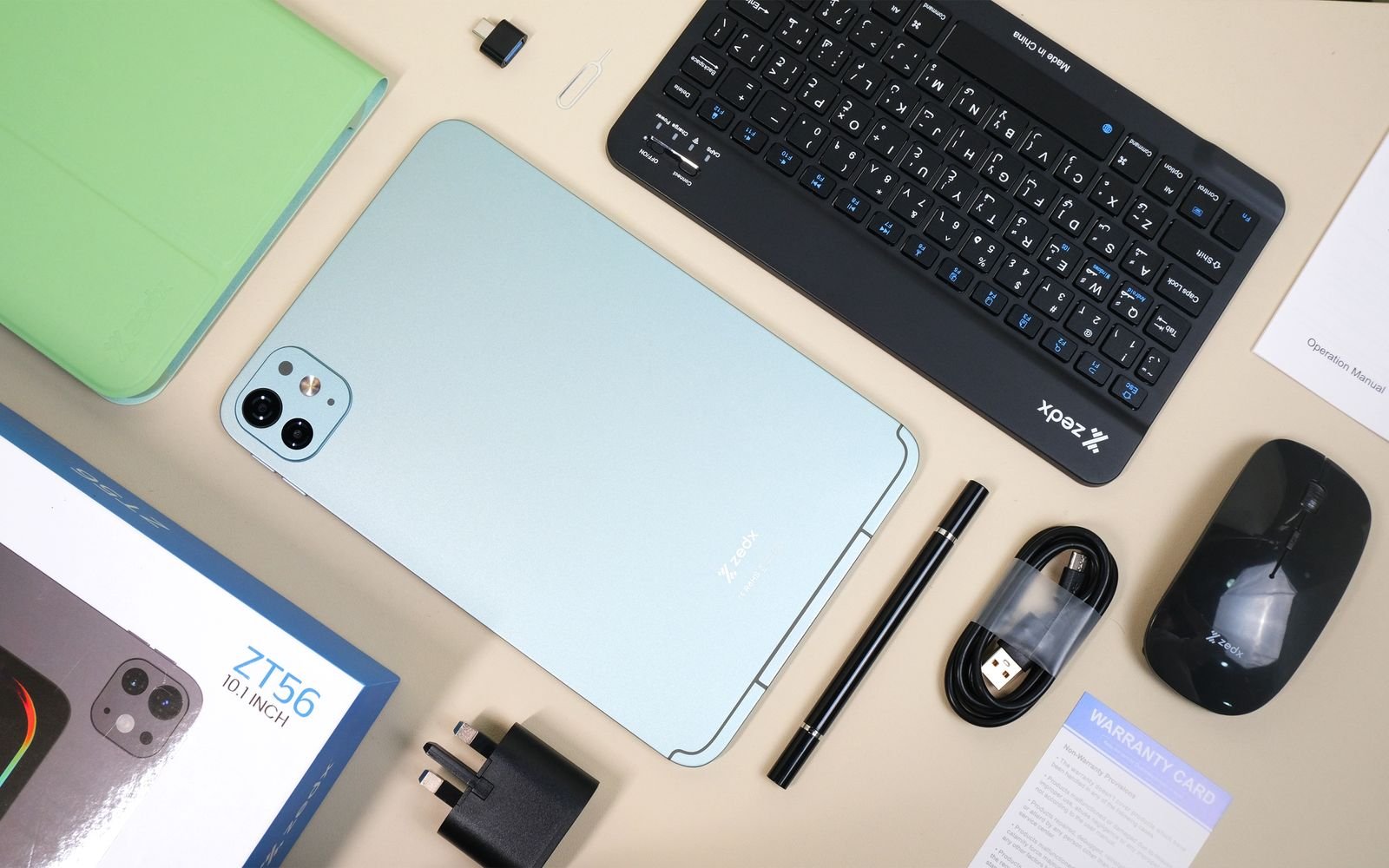 ZEDX ZT56 5G Tablet PC | 10.1 Inch | Android 15 | Octa-Core | 8MP + 13MP Camera | 10000mAh | Dual SIM | 5G Wi-Fi | Free Accessories - Image 3