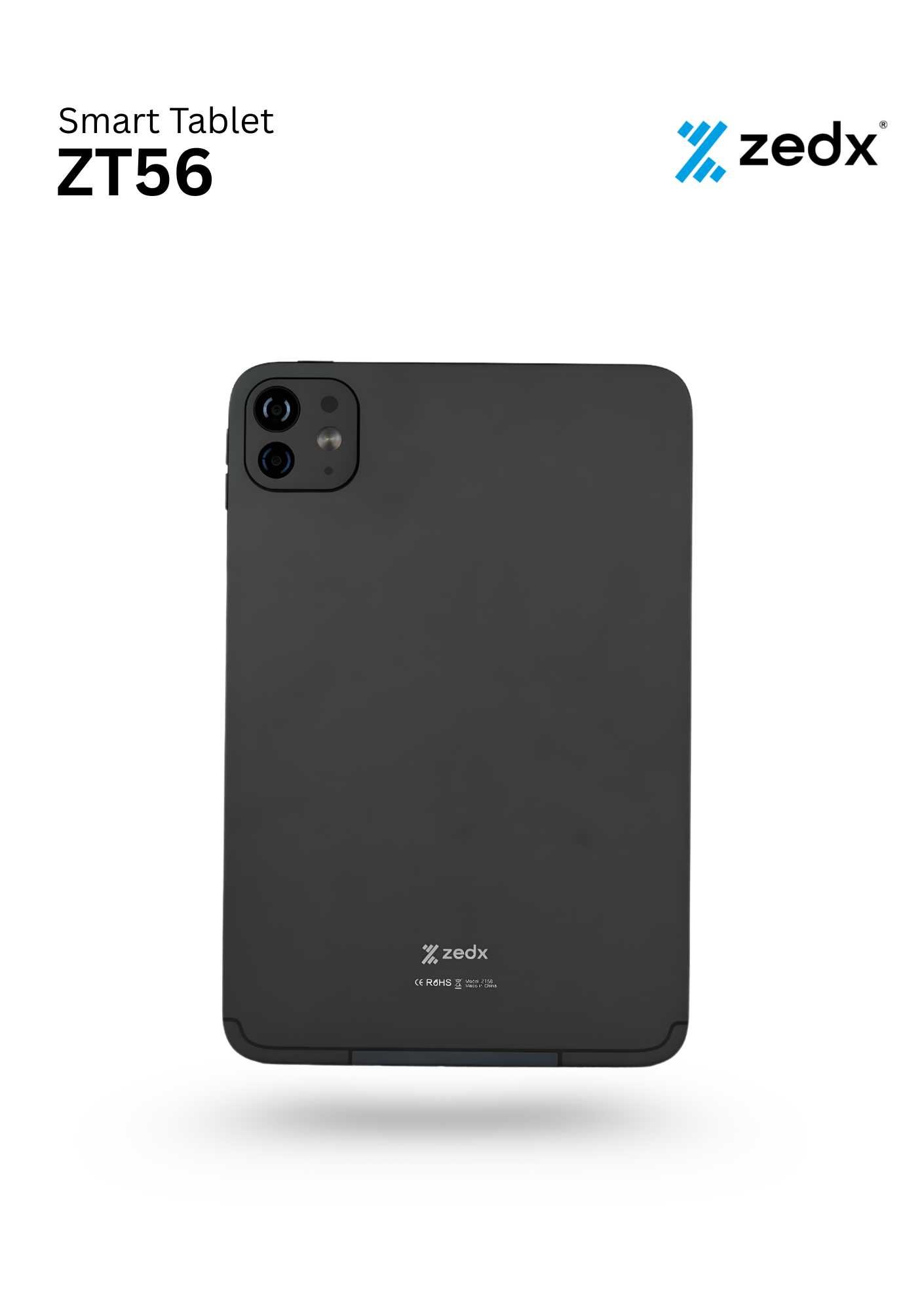 ZEDX ZT56 5G Tablet PC | 10.1 Inch | Android 15 | Octa-Core | 8MP + 13MP Camera | 10000mAh | Dual SIM | 5G Wi-Fi | Free Accessories
